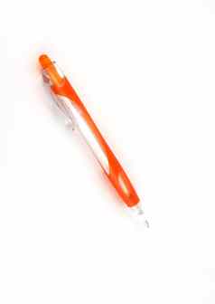 橙色圆珠笔笔