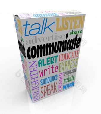 沟通单词盒子分享的想法消息