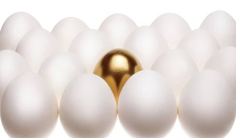 黄金蛋了常见的白色鸡蛋