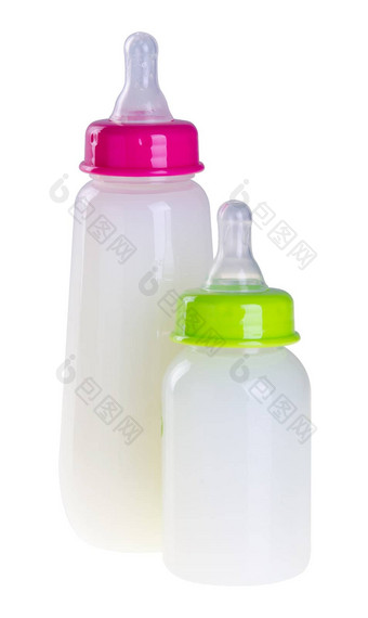 婴儿瓶牛奶背景
