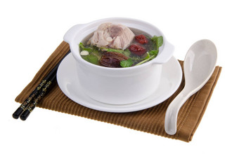 鸡草汤中国人食物风格