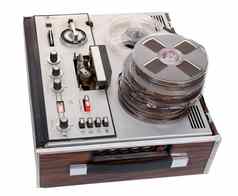 复古的音频磁带录音机