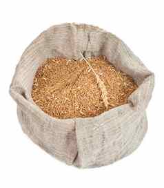 袋小麦粮食耳朵小麦
