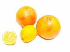 柠檬多汁的葡萄柚