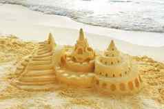 沙子城堡海滩