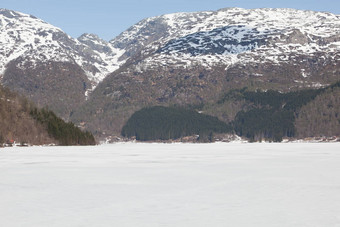 冬天景观挪威
