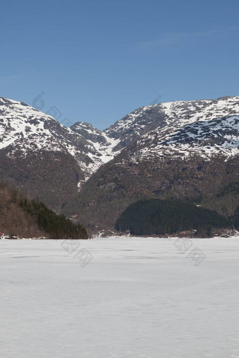 冬天景观挪威