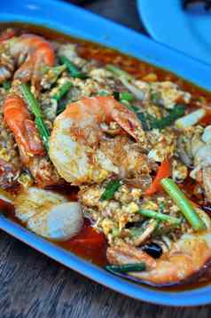虾泰国食物