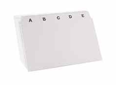 白色空白卡片字母订单