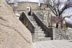 楼梯Mutianyu伟大的墙中国