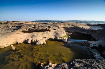 池塘sampanbok湄公河河