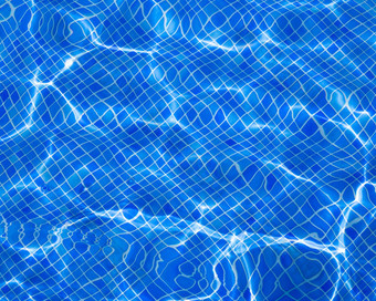 蓝色的所以池涟漪水反射