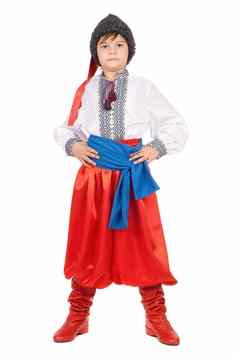 男孩乌克兰国家服装