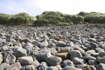 岩石海滩克里爱尔兰