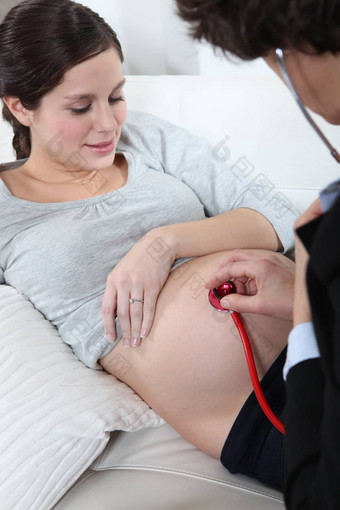 一般医生检查怀孕了女人