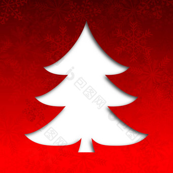 快乐圣诞节插图圣诞节树雪花快乐圣诞节插图圣诞节树雪花
