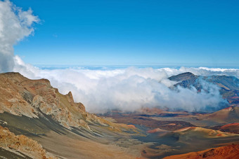 哈雷阿卡拉<strong>火山火山</strong>口毛伊岛夏威夷