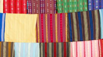 丝绸围巾显示丝绸工厂