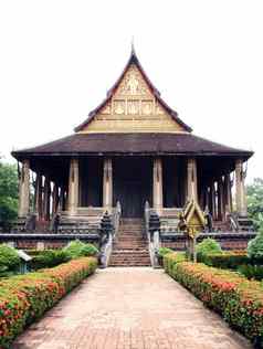 什么山楂克鲁特凯佛教寺庙万象老挝