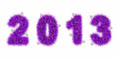 紫罗兰色的俗丽的形成一年数量