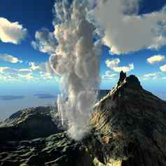 火山火山喷发
