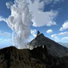 火山火山喷发