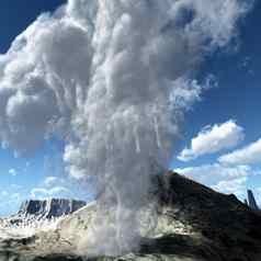 火山火山喷发