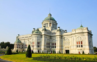 大理石建筑宝座大厅曼谷2015:02:00