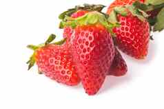 草莓新鲜的红色的草莓背景