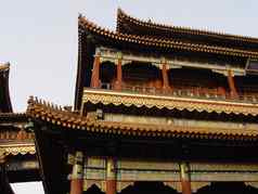北京华丽的屋顶上衣