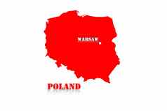 地图波兰