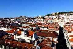 市中心里斯本葡萄牙