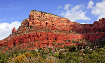 红色的<strong>岩石峡谷</strong>教堂神圣的交叉塞多纳亚利桑那州