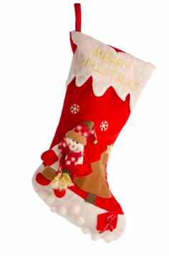 圣诞节红色的长袜