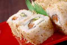 日本寿司传统的日本食物