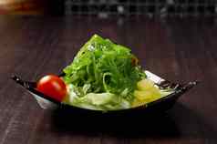 混合沙拉海藻蔬菜