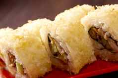 日本寿司传统的日本食物