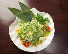 健康的蔬菜沙拉