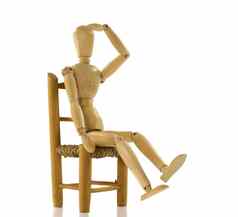 木木偶椅子