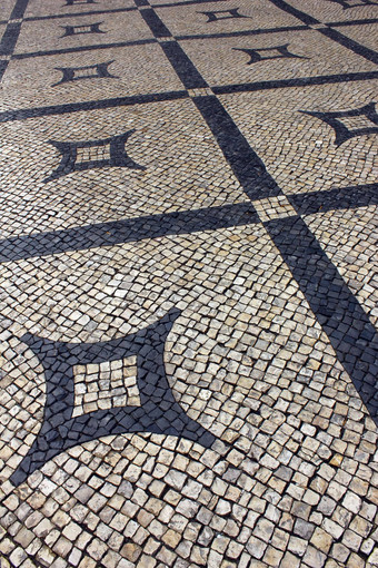 Calcada葡萄牙葡萄牙语人行道上