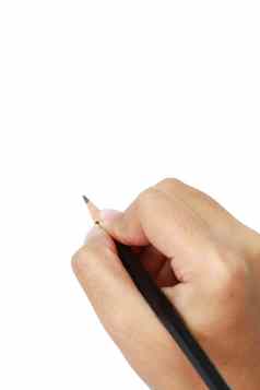 人类手铅笔写作