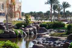美丽的埃及酒店景观设计建筑