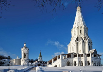 莫斯科房地产博物馆科洛门斯科冬天