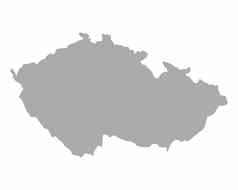 地图捷克共和国