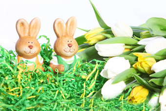 可爱的复活节小兔子