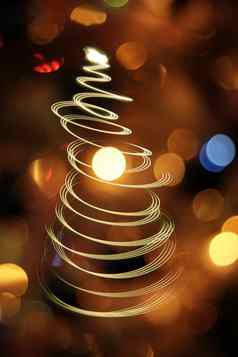 圣诞节树灯