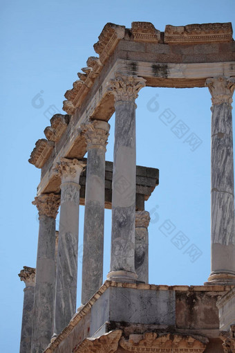 图片古老的罗马寺庙<strong>梅里</strong>达西班牙