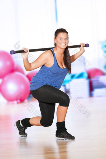 女人<strong>健身</strong>锻炼体育运动<strong>健身</strong>房