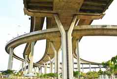 升高高速公路曲线悬架桥泰国