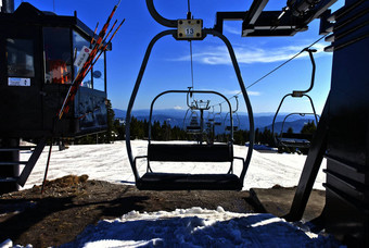 机械滑雪电梯椅子罩俄勒冈州